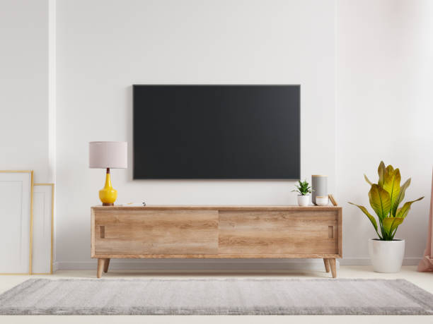 Modern TV Wall Mockup